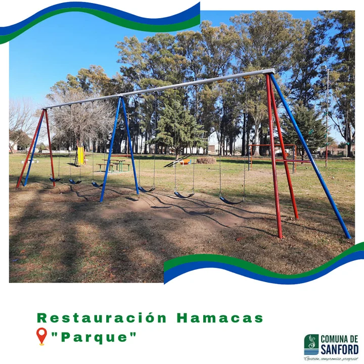 Para las infancias: mejoran las plazas en Sanford
