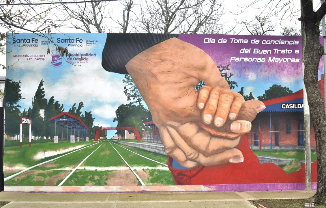 El mural.