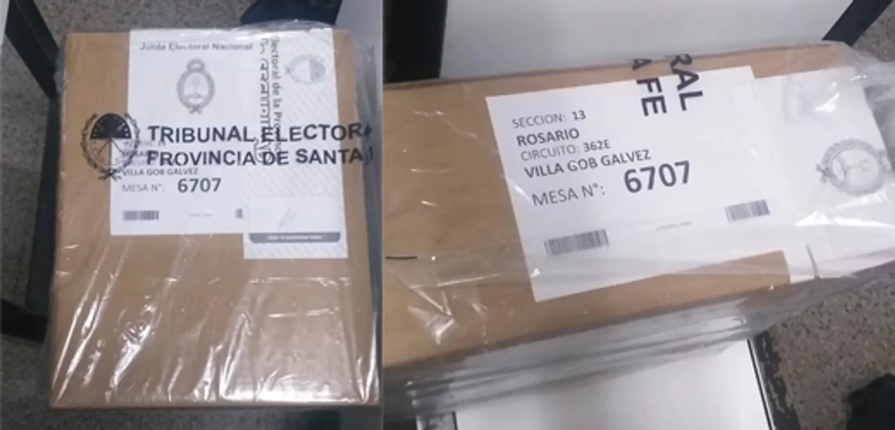 Villa Gobernador Gálvez: encontraron una urna tirada en plena calle