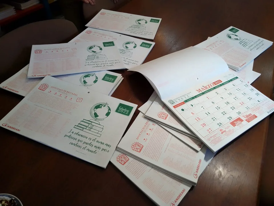 La Becaria Casilda lanzó su calendario 2022