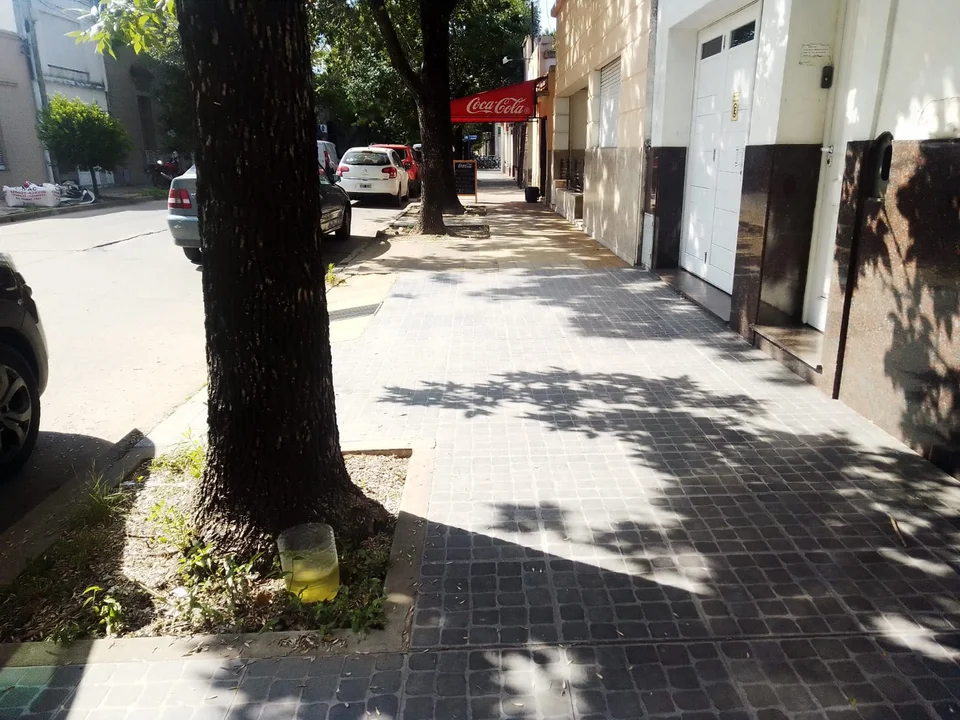 El lugar donde se dieron los acontecimientos. A 150 metros de calle Buenos Aires.