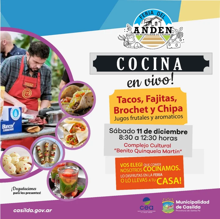 Este fin de semana estará la tercera Feria del Andén en nuestra ciudad