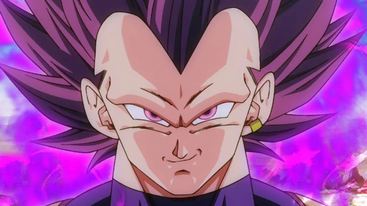La nueva transformación de Vegeta incluye pelo violeta y aritos