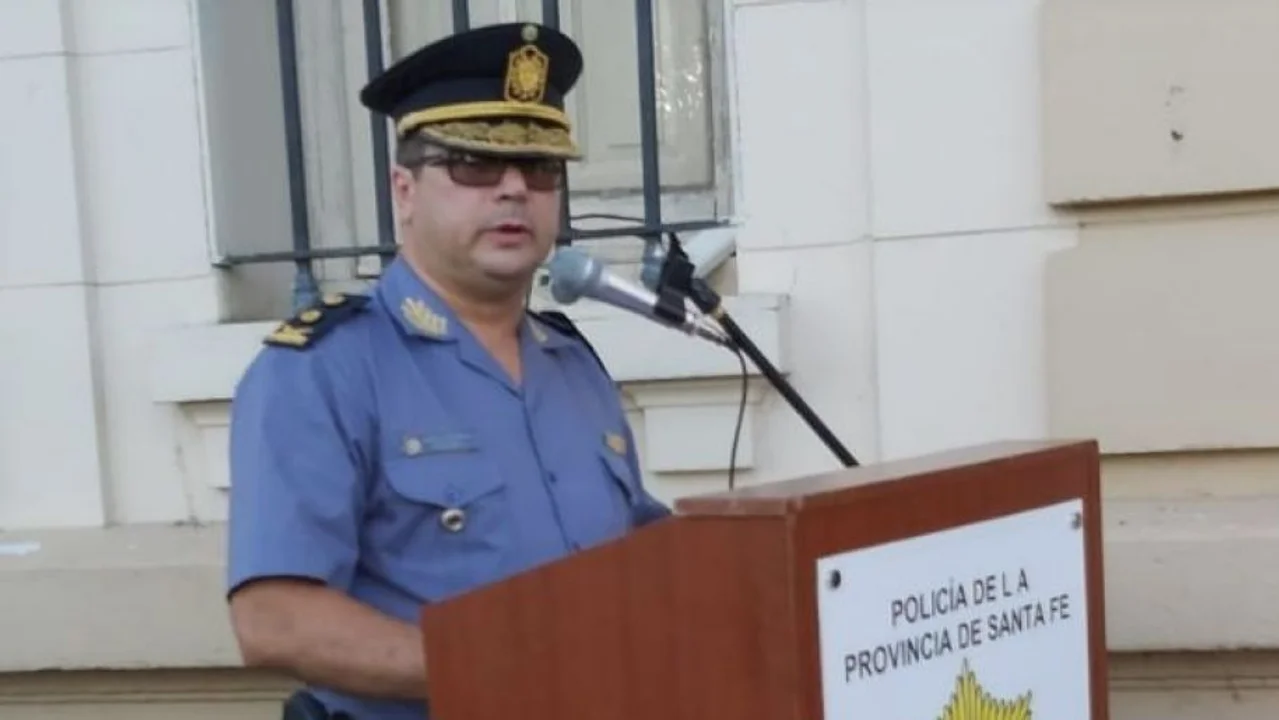 Ariel Zancocchia, ex subjefe de la Policía de Santa Fe, ahora imputado como jefe de asociación ilícita.