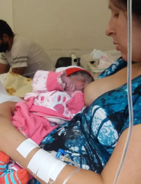 Cinda es la primera beba casildense del 2022