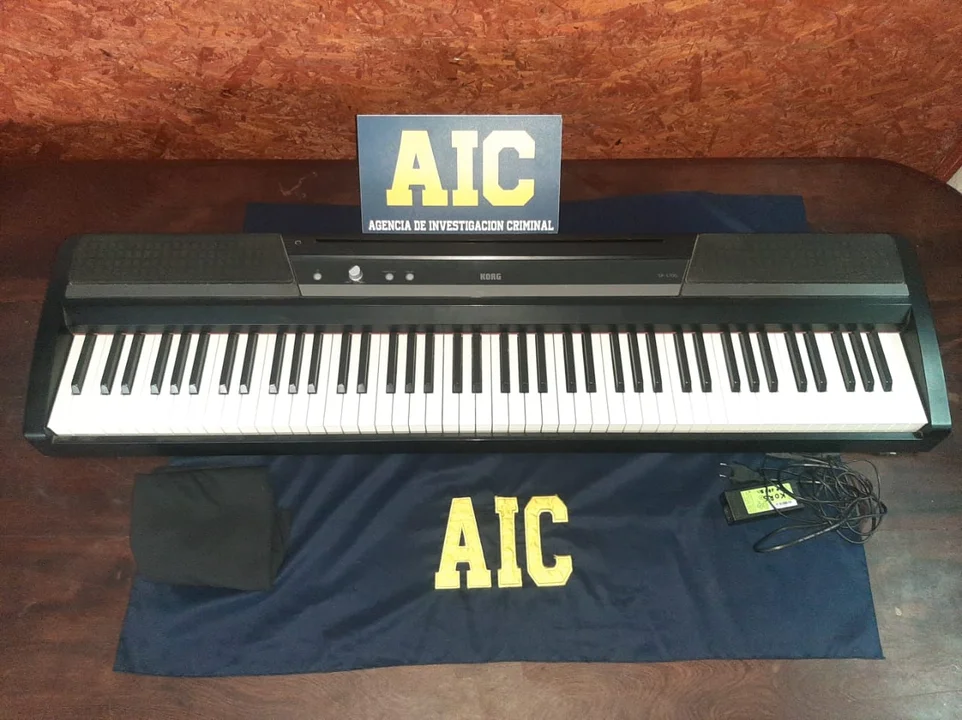 Muchos elementos recuperados por la AIC.