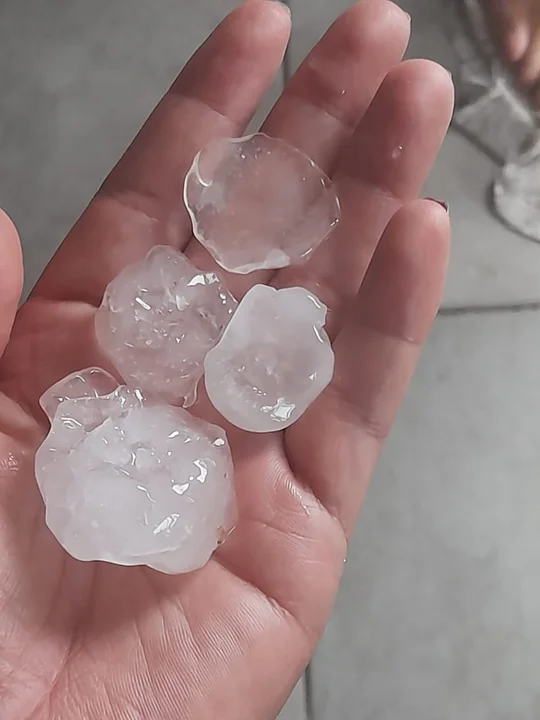 La imágenes del temporal en la ciudad