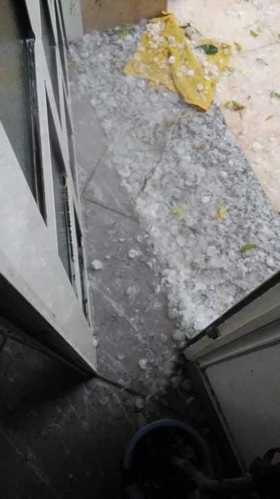 La imágenes del temporal en la ciudad