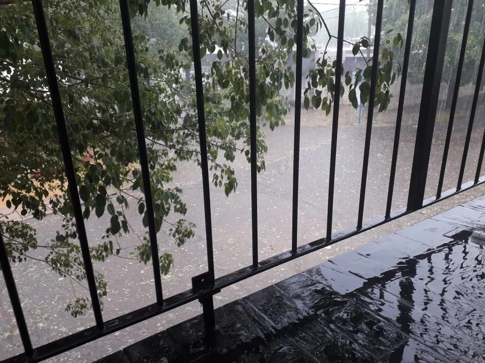 La imágenes del temporal en la ciudad