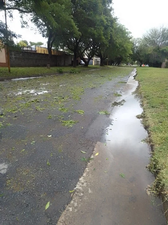 La imágenes del temporal en la ciudad