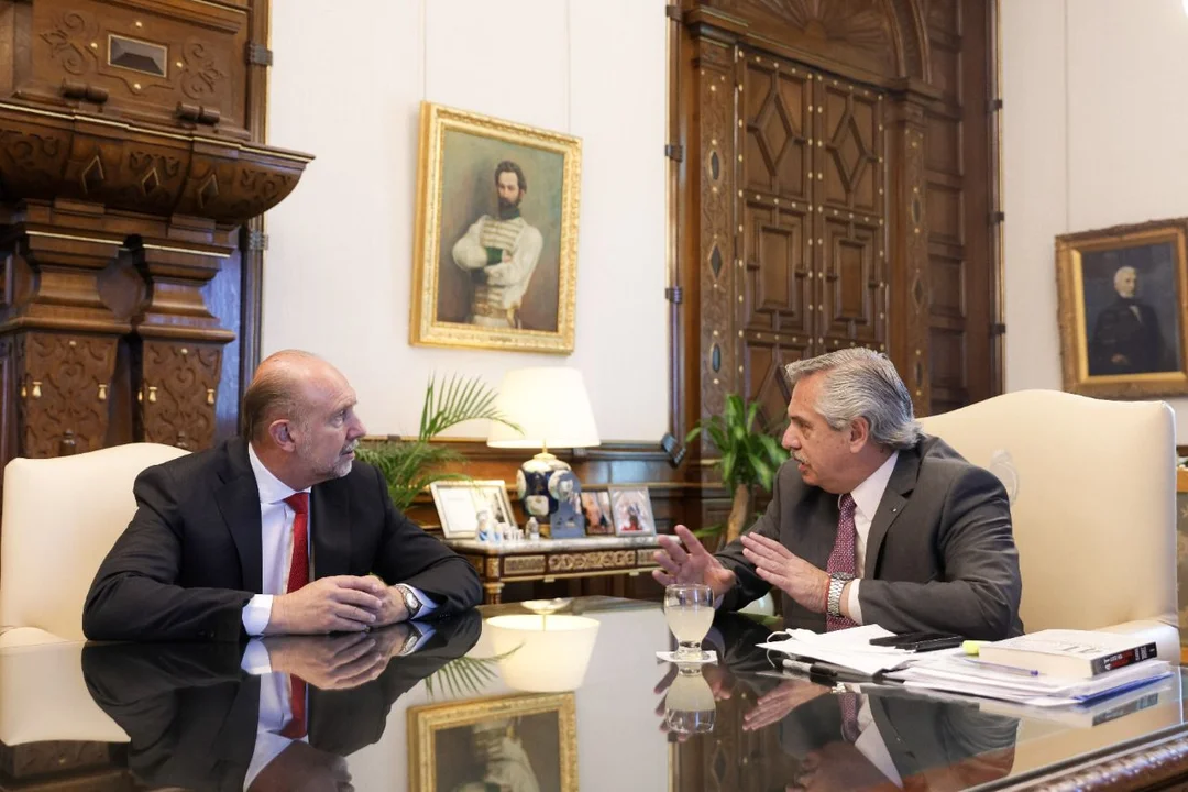 Perotti se reunió con Alberto: retenciones, seguridad y deuda histórica