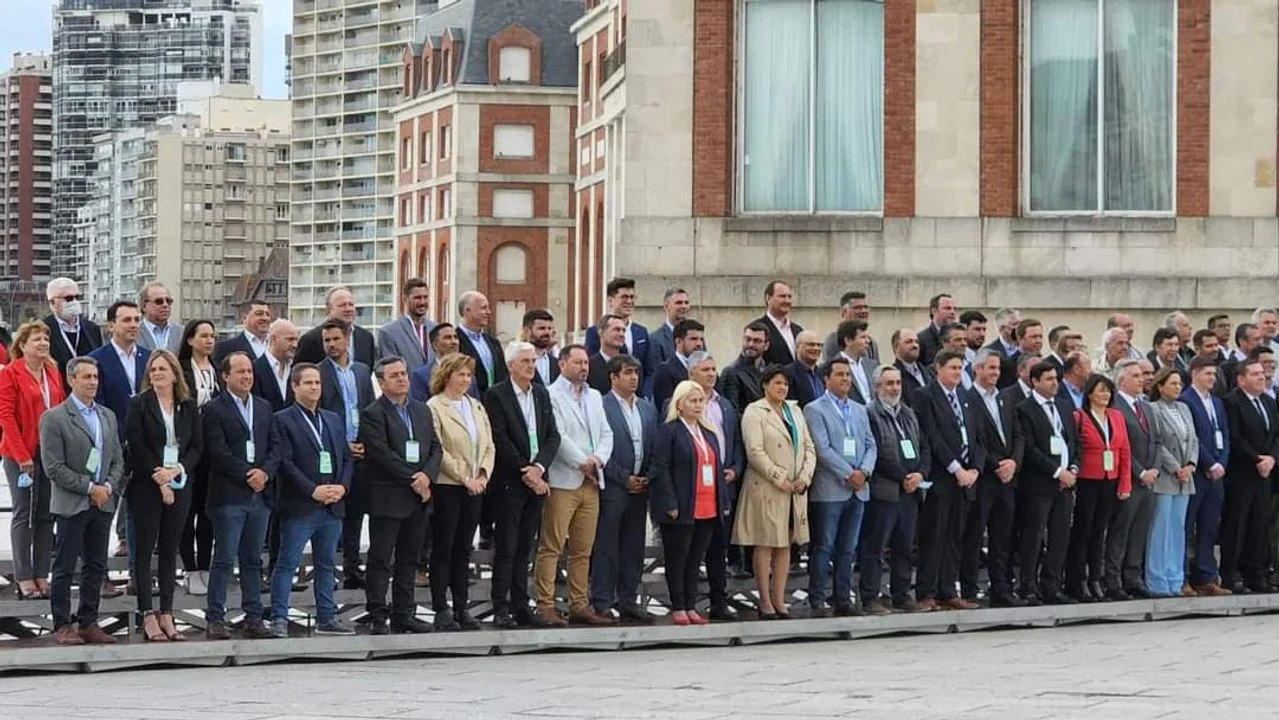 Imagen del presidente comunal Ezequiel Ruani