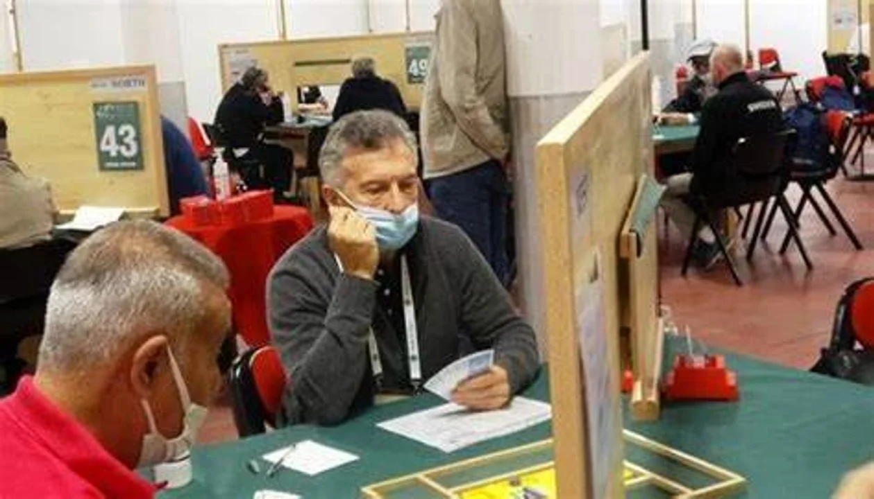 Macri en acción.