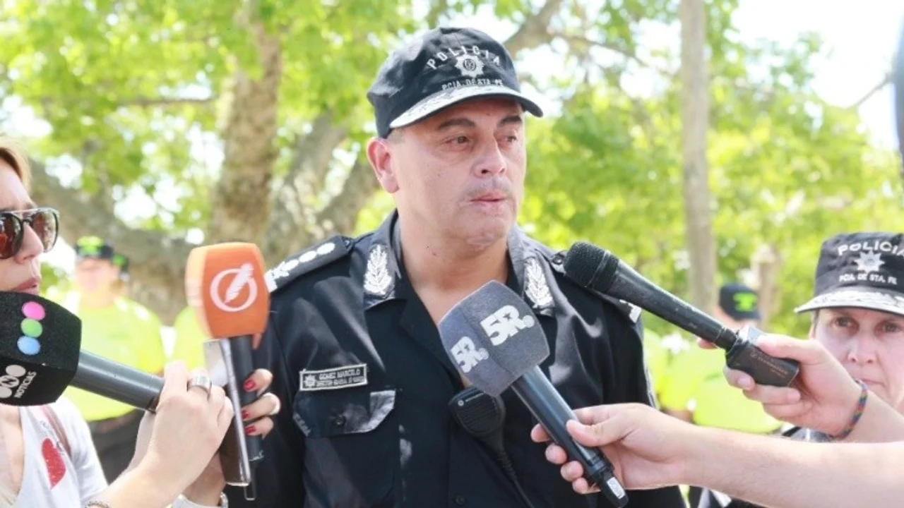 El oficial de policía que protagonizó un áspero entredicho con el ex ministro Marcelo Sain. 