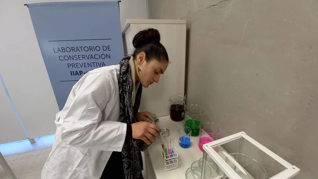 El área de Conservación Preventiva del E Lab de la UNR.
