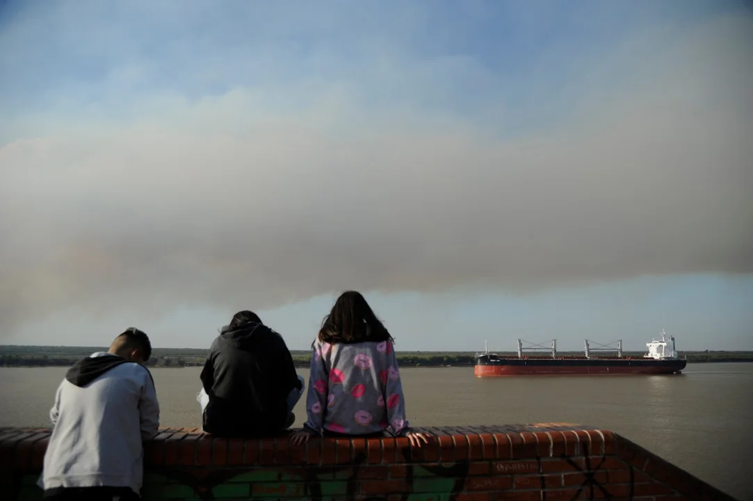 Fuego en las islas: buscan evitar que las llamas se extiendan hacia el norte