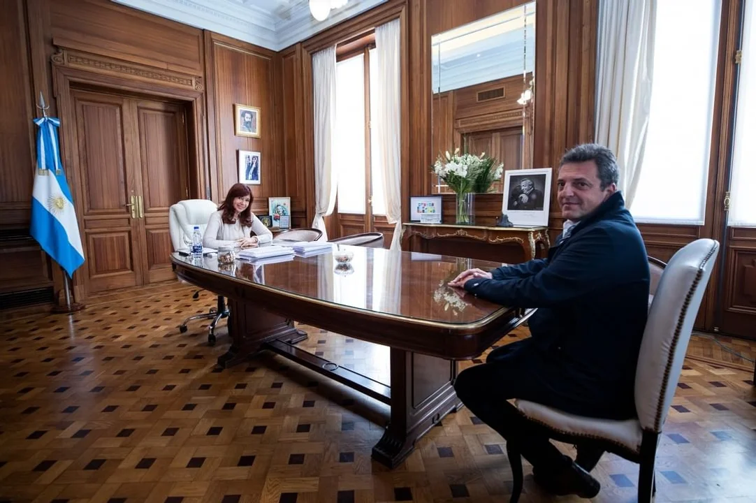 CFK se reunió con Sergio Massa antes de la jura como ministro