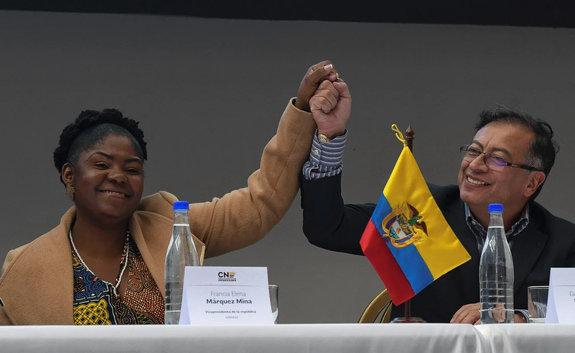 Elena Márquez Mina, la vice colombiana.