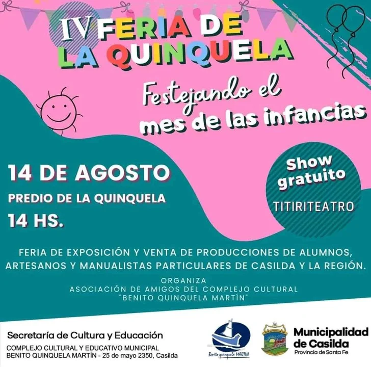 Se viene la IV feria de la Quinquela
