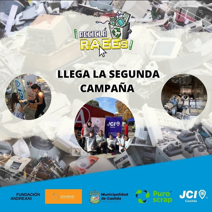 Campaña de JCI: chau pilas y residuos eléctricos