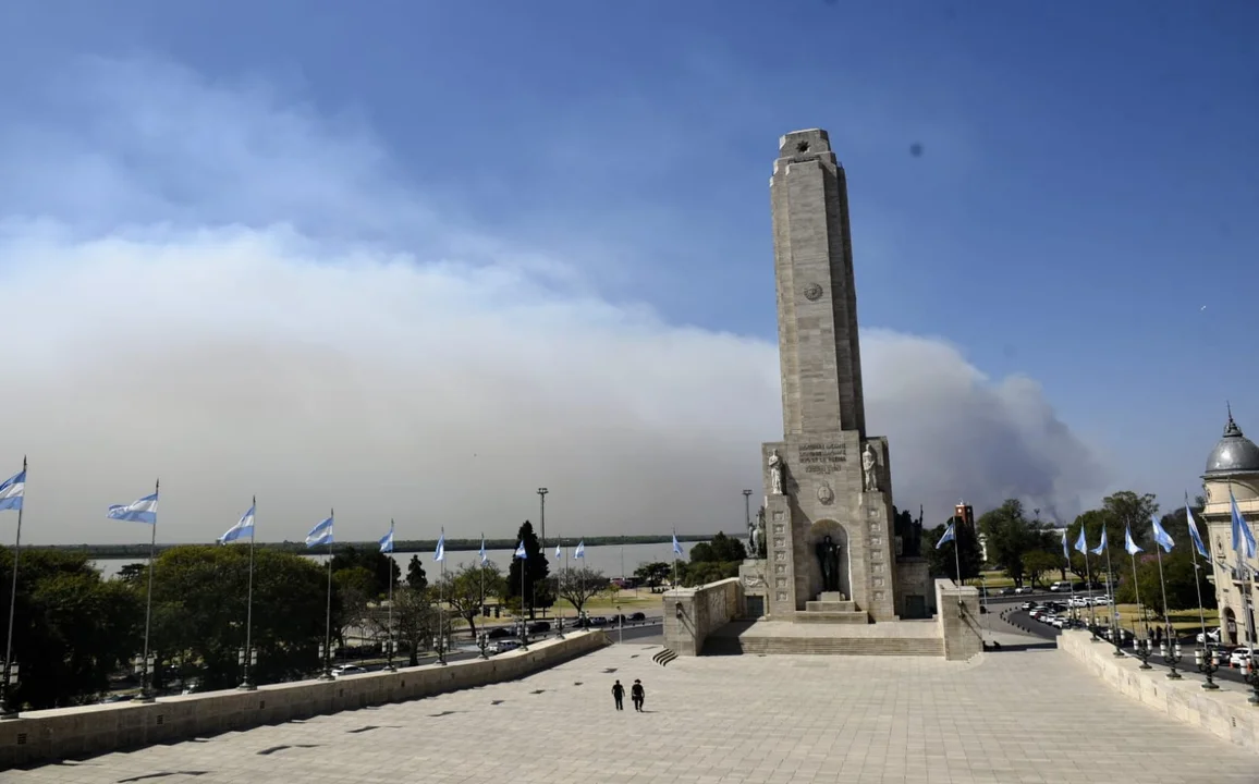 La densidad de humo en el aire hoy es la peor en los últimos tres años
