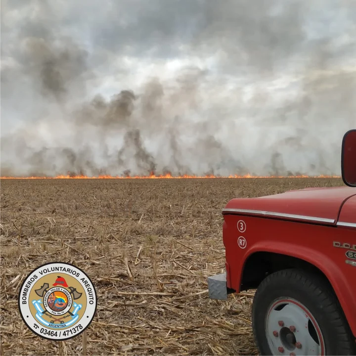 Imagen: Bomberos Voluntarios Arequito