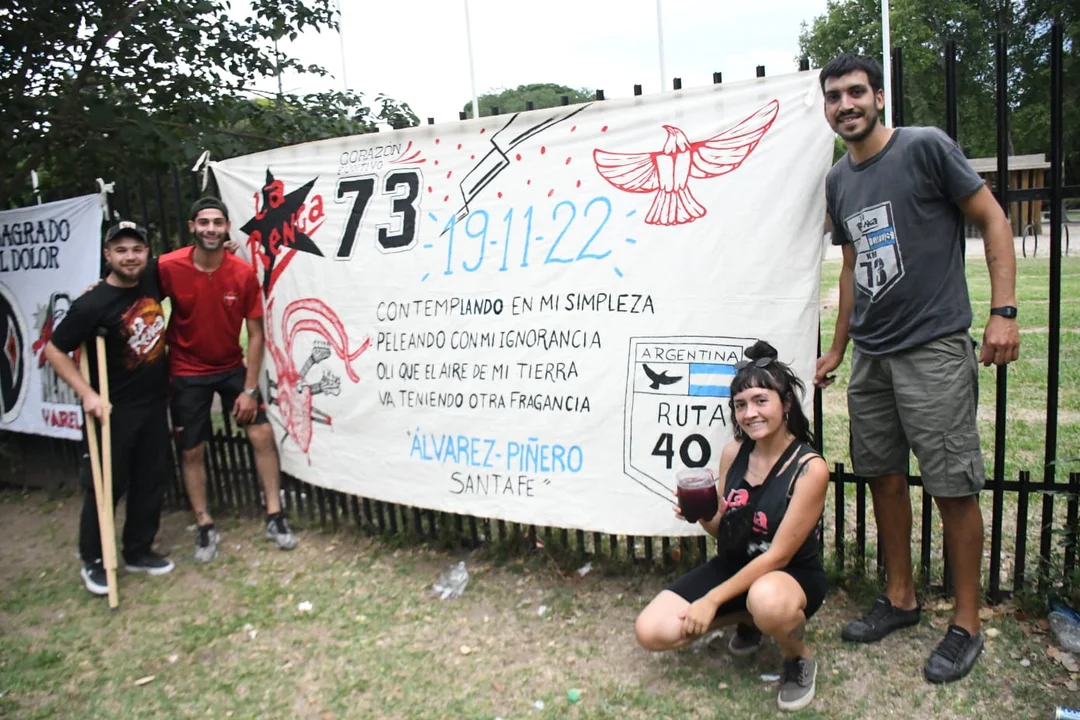 A pocas horas del recital de La Renga ya se vive en el Parque un clima de algarabía  