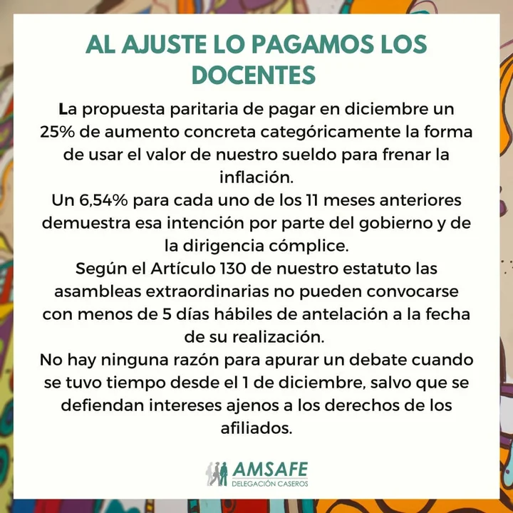 Los docentes recibieron la oferta provincial y ahora la analizan