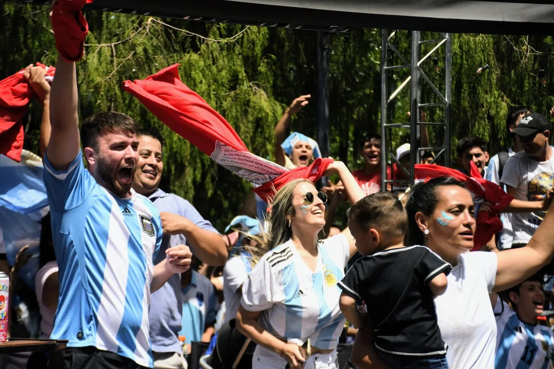 Rosario, como el país, festejó con el alma el campeonato mundial