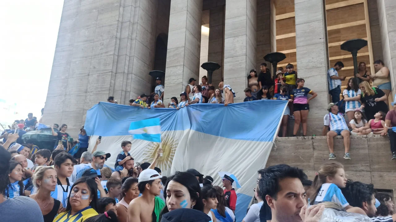 Rosario, como el país, festejó con el alma el campeonato mundial