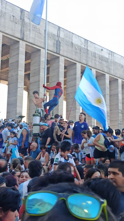 Rosario, como el país, festejó con el alma el campeonato mundial