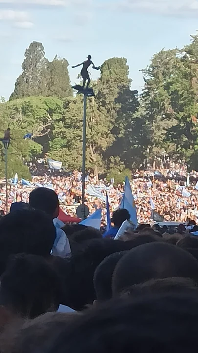Rosario, como el país, festejó con el alma el campeonato mundial