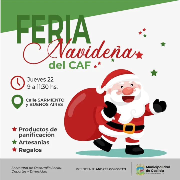 El CAF prepara su última feria del año en Buenos Aires y Sarmiento