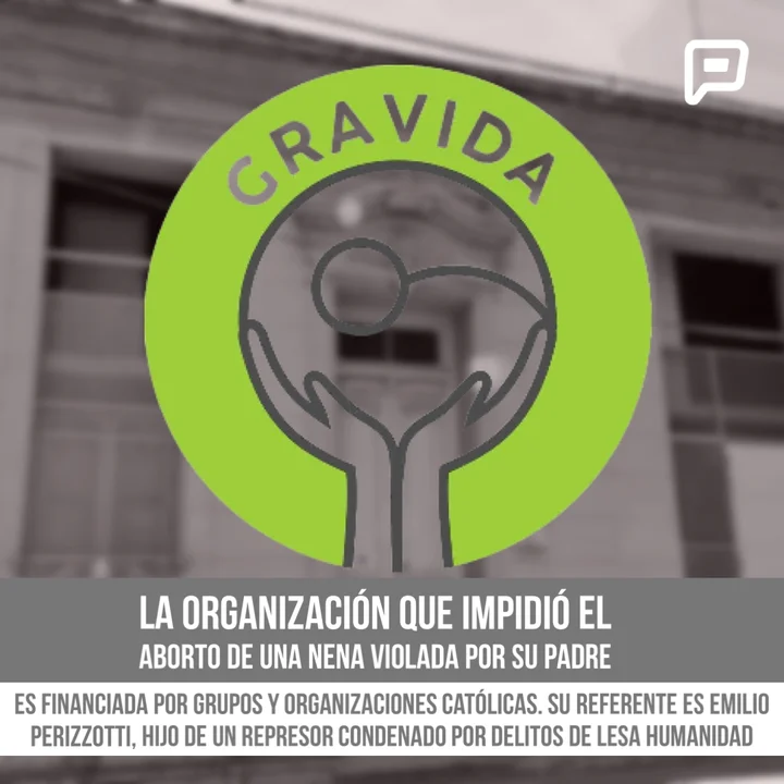 Grávida, la organización que impidió el aborto de una nena violada por su padre