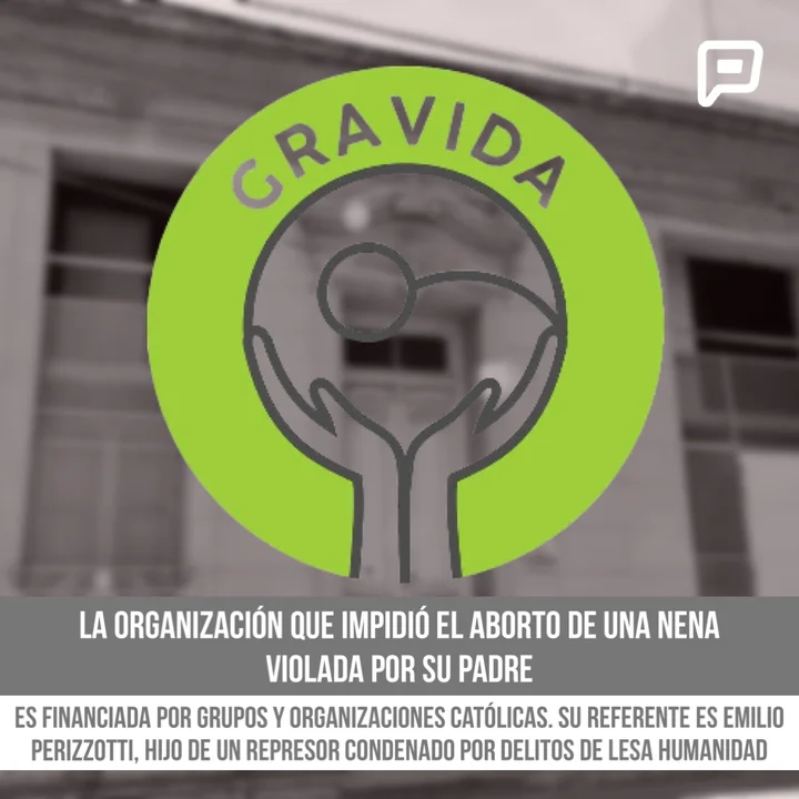 Grávida, la organización que impidió el aborto de una nena violada por su padre