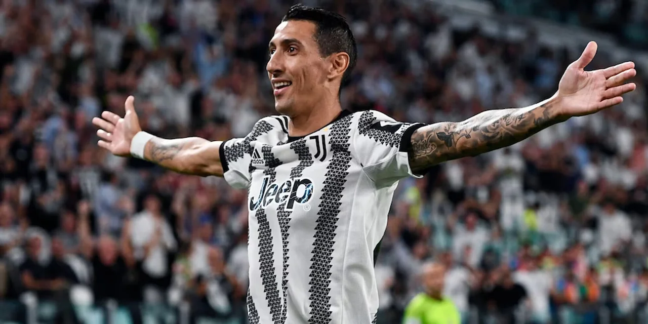 Di María volvió a ser clave en el triunfo de la Juve por Europa League