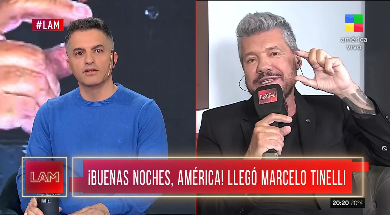 Tinelli se pasa a América y sacude la TV