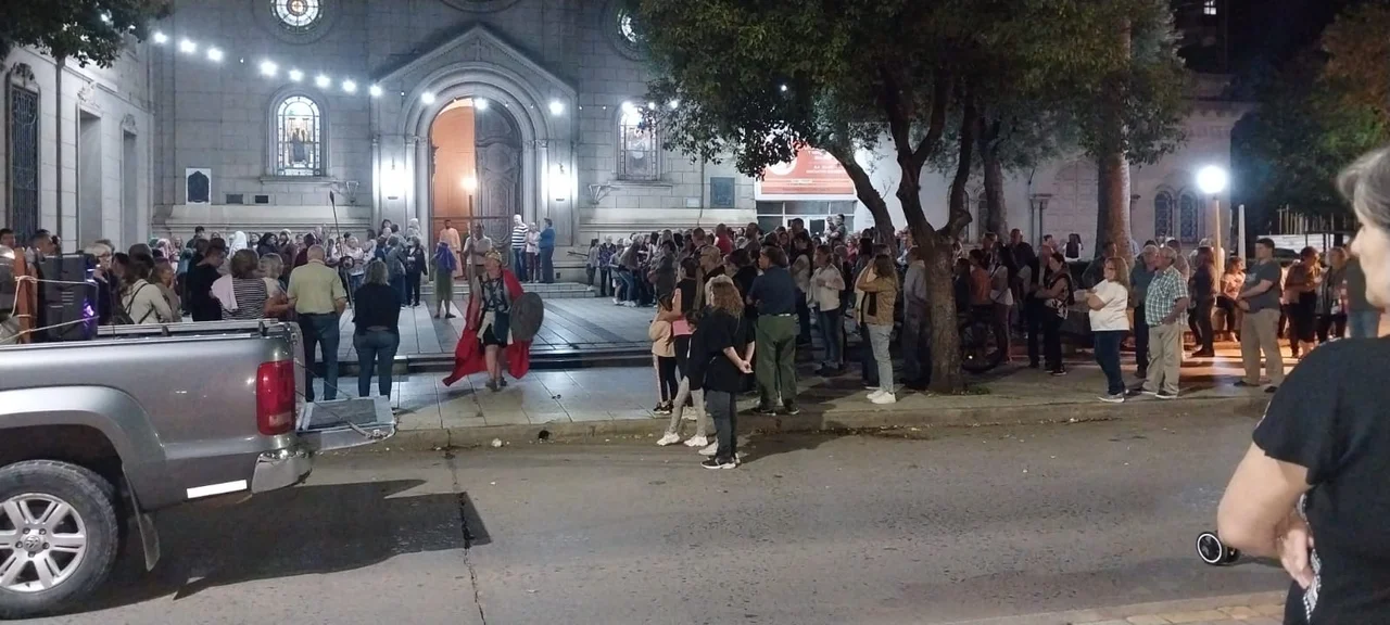 Se realizó el Vía Crucis en Casilda 