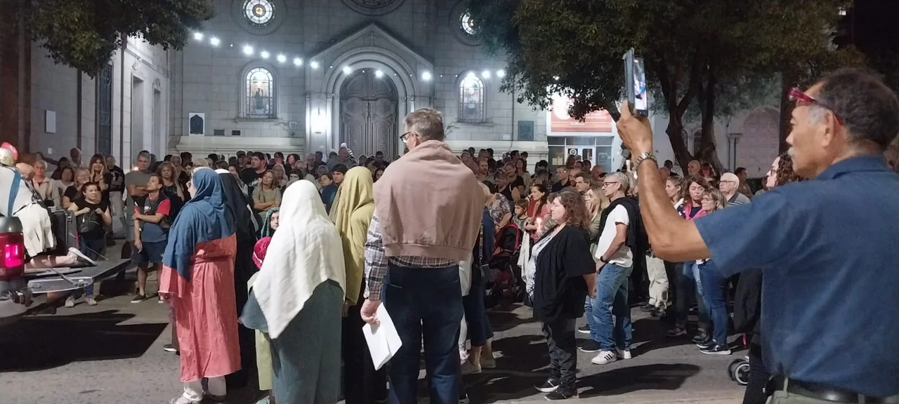 Se realizó el Vía Crucis en Casilda 