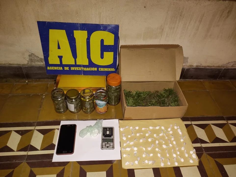 6 detenidos por narcomenudeo en Casilda y Arequito