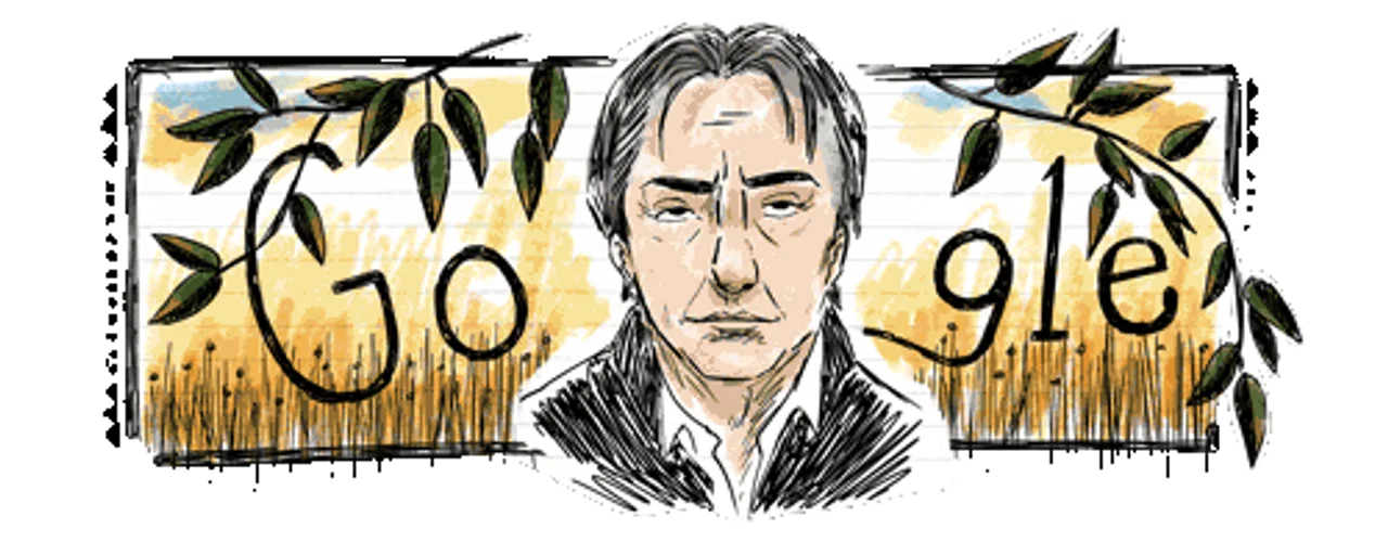 Quién fue Alan Rickman, el actor y cineasta al que rinde homenaje Google