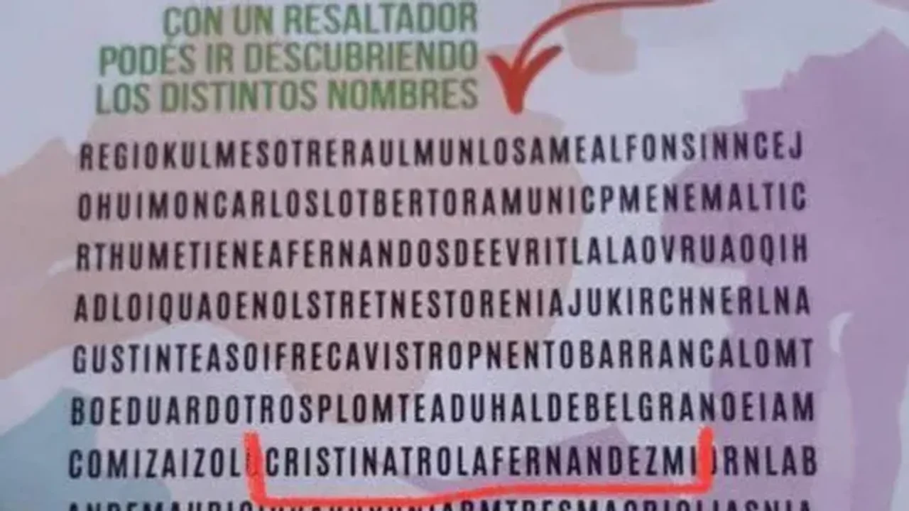 Cristina “Trola” Fernández: el “error involuntario” de un material del Concejo