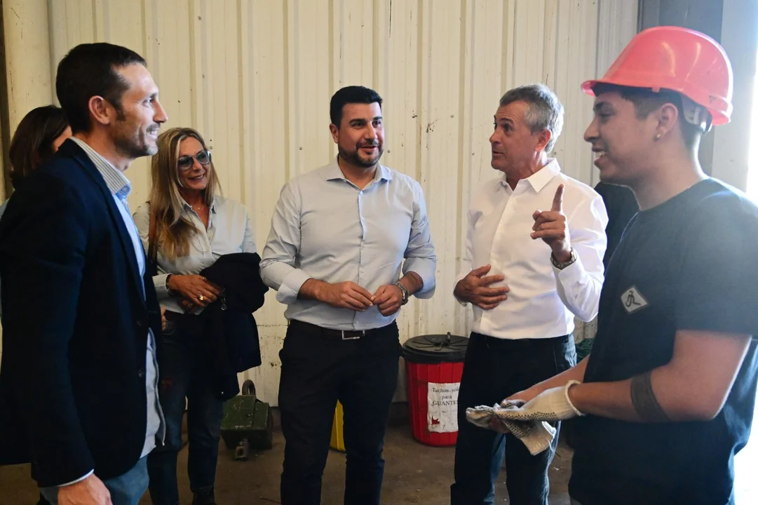 Marcos Cleri en el Parque Industrial de Pérez: "Potenciar nuestra provincia y el trabajo de la gente"