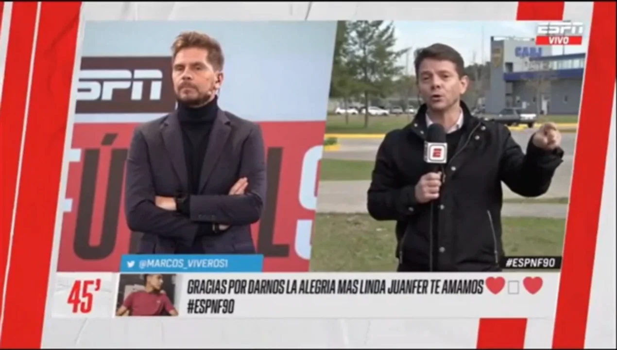 Un cronista se comió al aire una fake news sobre un jugador de Boca