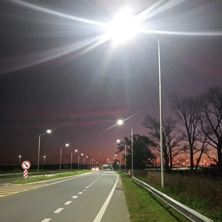 Vialidad Nacional reparó la luminaria en el cruce de la 178 y la 92