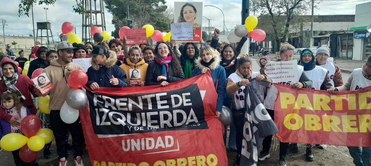 Carla Deiana cerró la campaña en Nuevo Alberdi: "Somos la izquierda que se planta"
