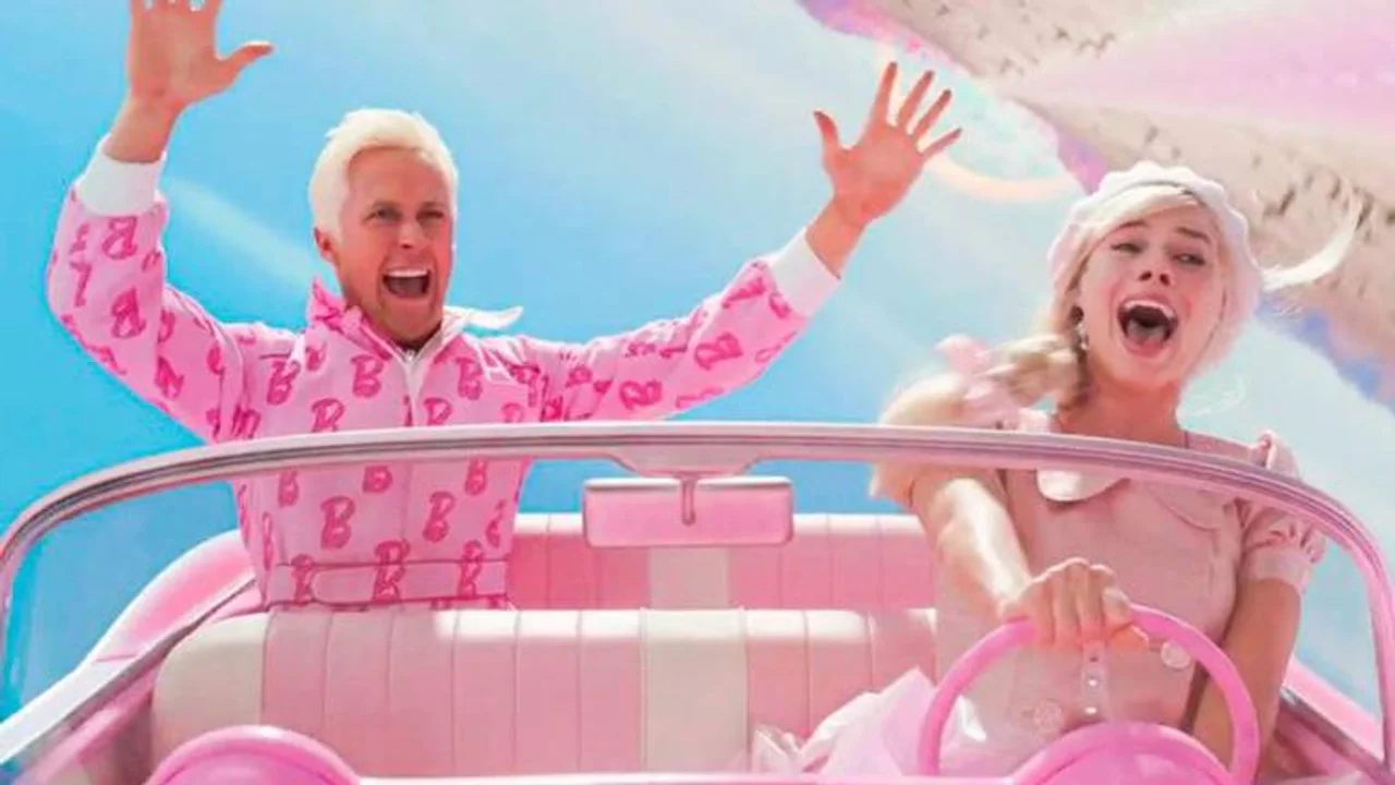 La sala del Libertador se tiñe de rosa para el estreno de 'Barbie'