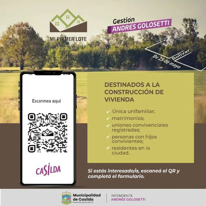 Más detalles sobre el proyecto de ordenanza 'Mi primer lote'
