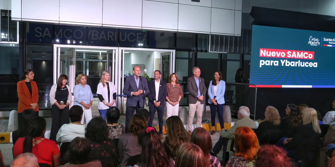 Perotti inauguró el nuevo SAMCO y un punto violeta