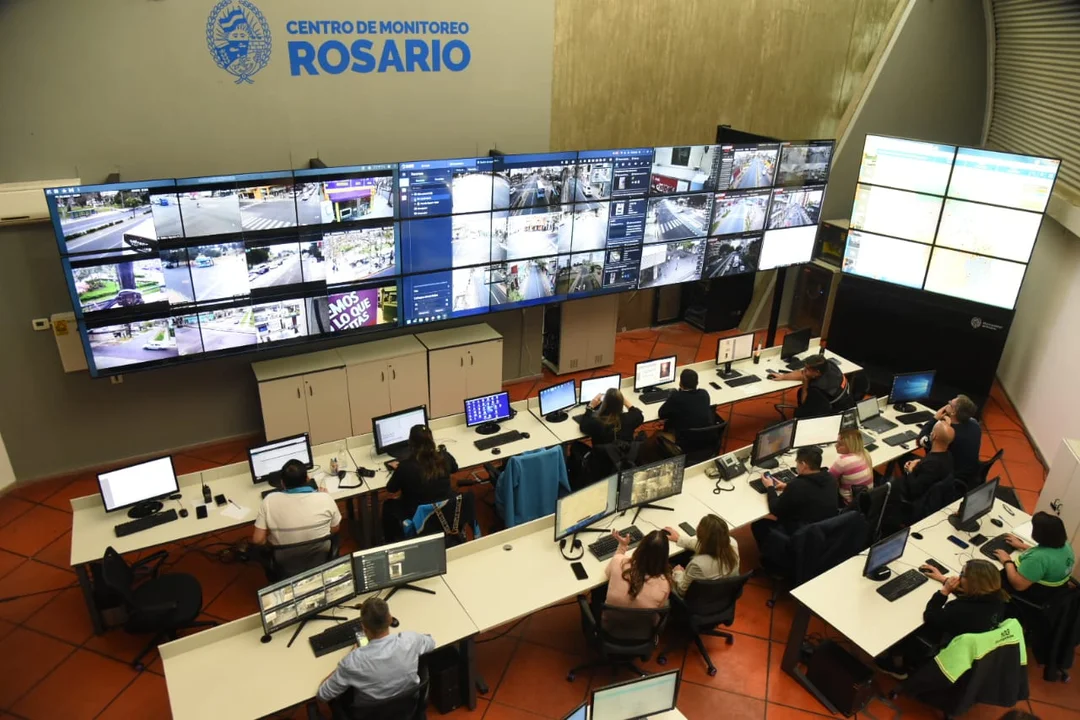 Cámaras con IA: Javkin presentó el nuevo Centro Integrado de Monitoreo